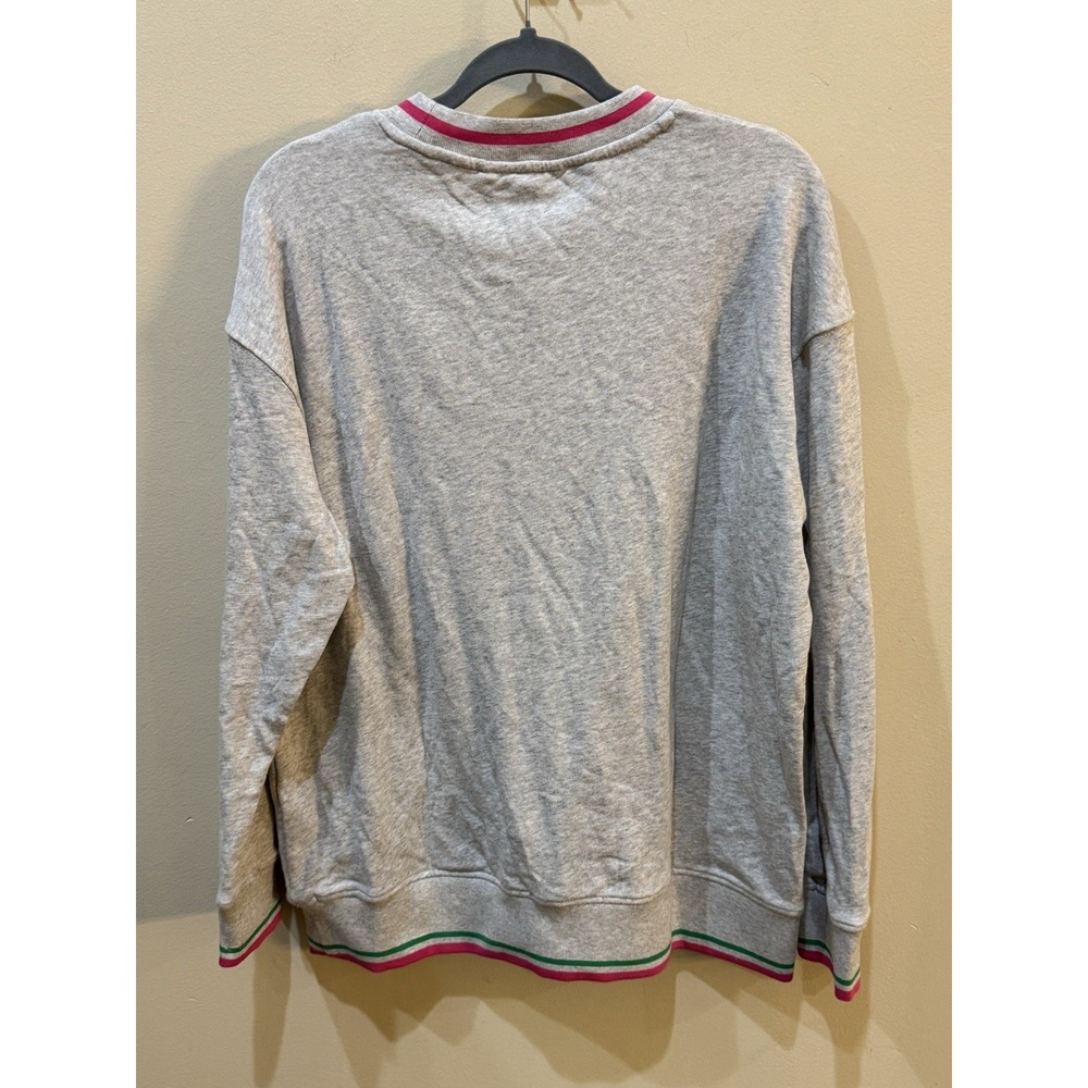 Shiraleah Pickleballer Sweatshirt Size L Pink Green Preppy Country Club - Picture 4 of 13